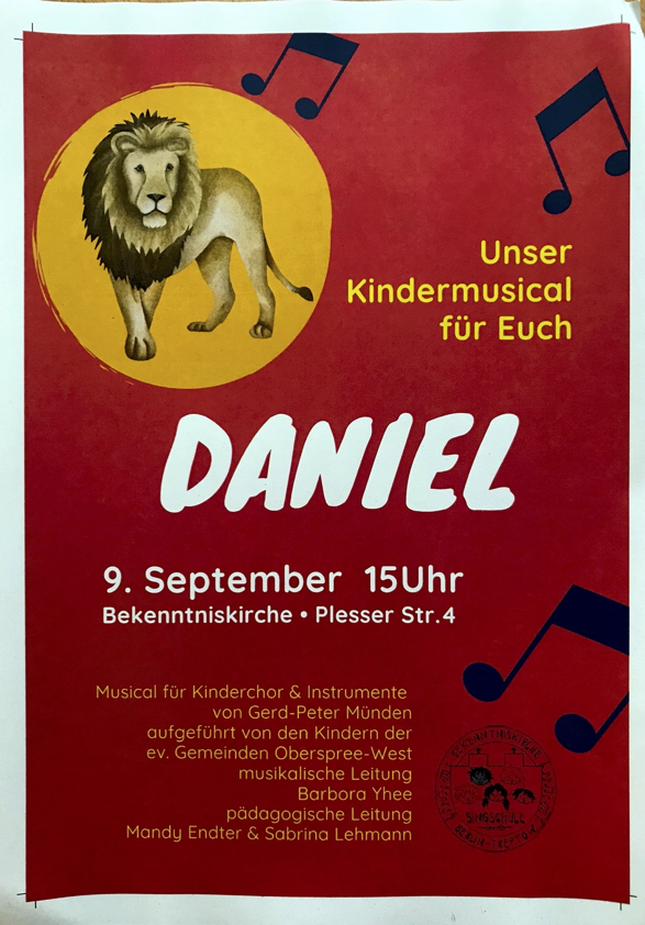 Kindermusical Daniel 9.9.23